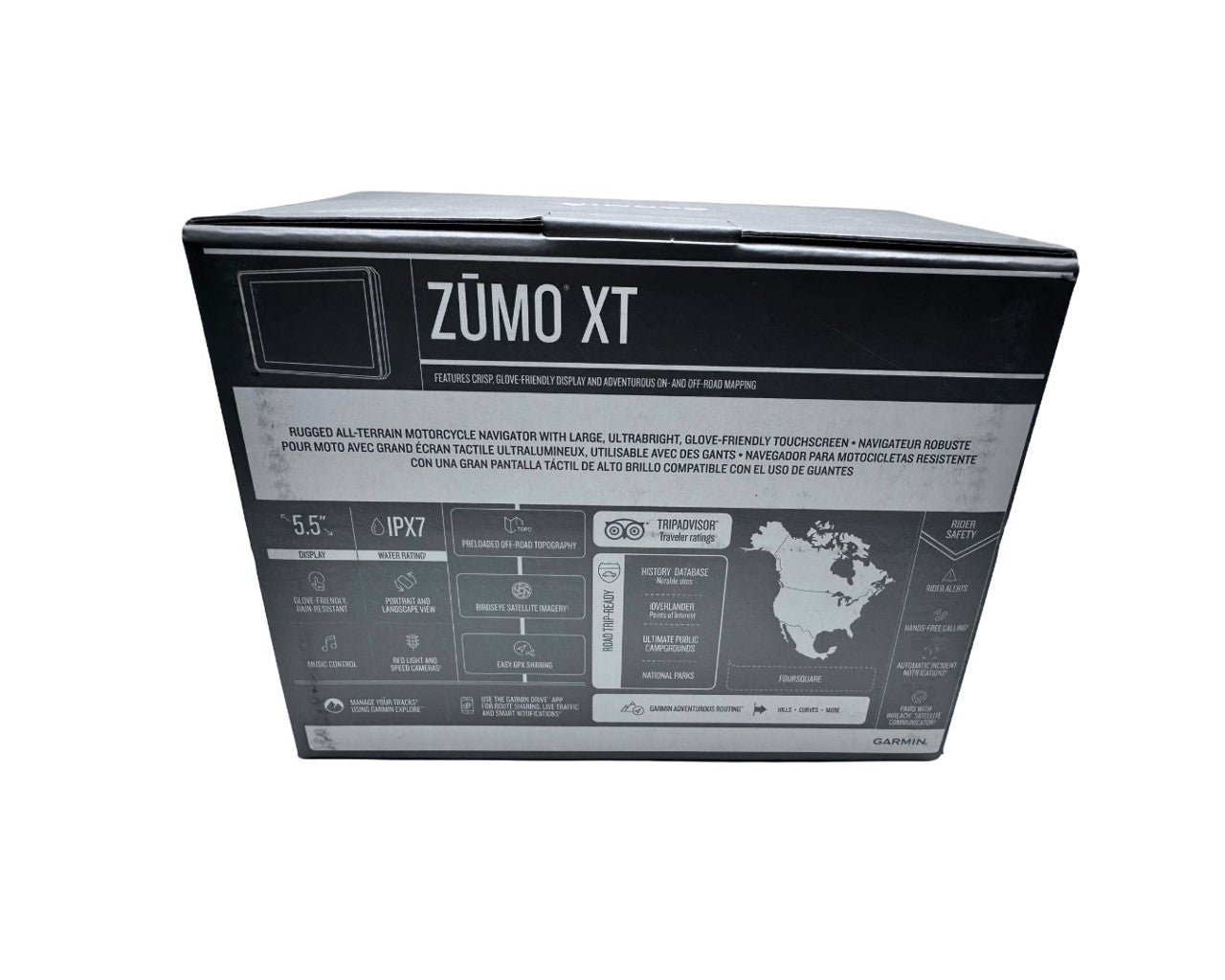 Garmin Zumo XT 5.5" Motorcycle GPS Nav with Mounts 010-02296-00