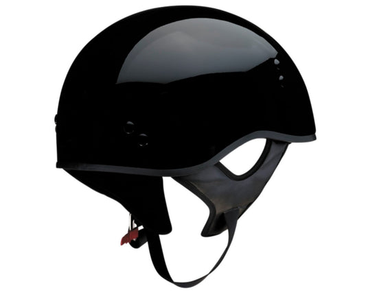 Z1R Vagrant Half Motorcycle Helmet Black