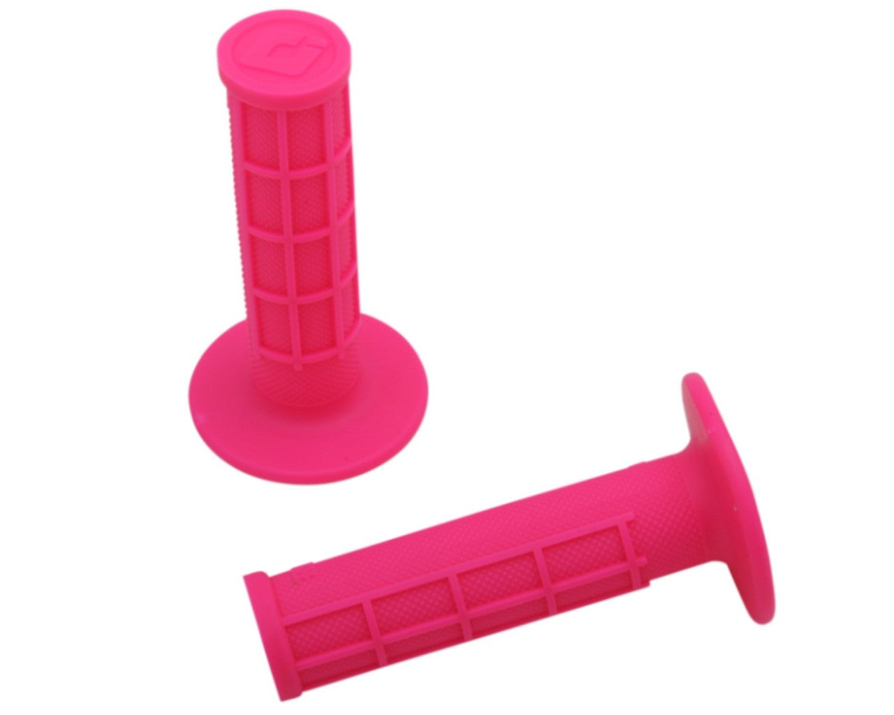 ODI Ruffian MX Half Waffle Single-Ply Motorcycle Grip PINK 7/8" H01RFP