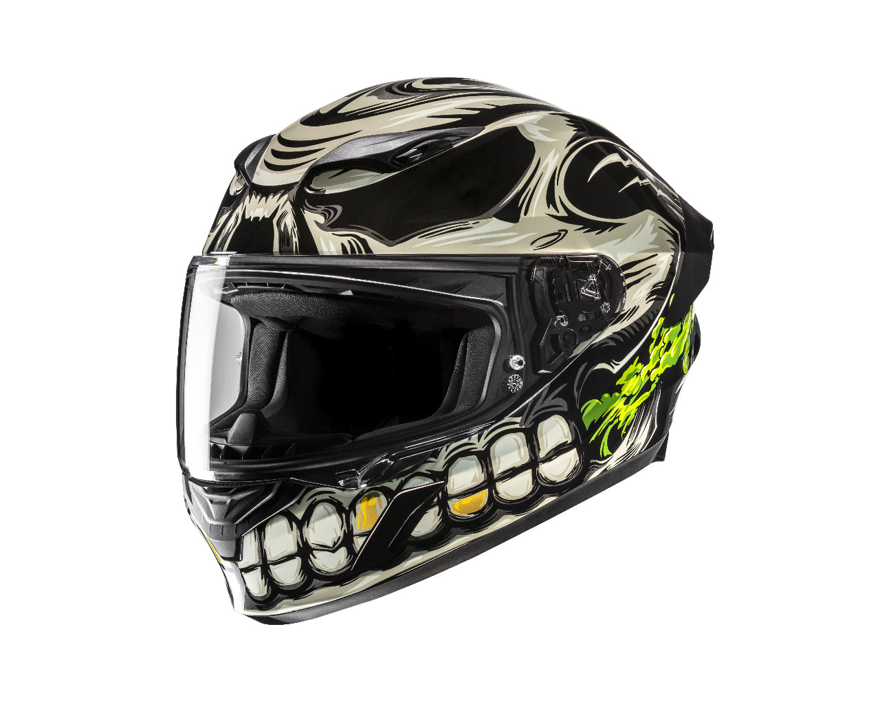 HJC i11 Full Face Motorcycle Helmet Acid Skull