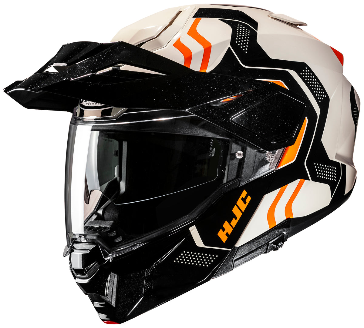 HJC I 80 Adventure Modular Helmet MC-7 Velly Sand/Black/Orange