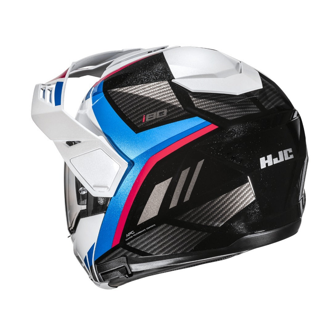 HJC i80 Adventure Modular Helmet MC21 Blue/White