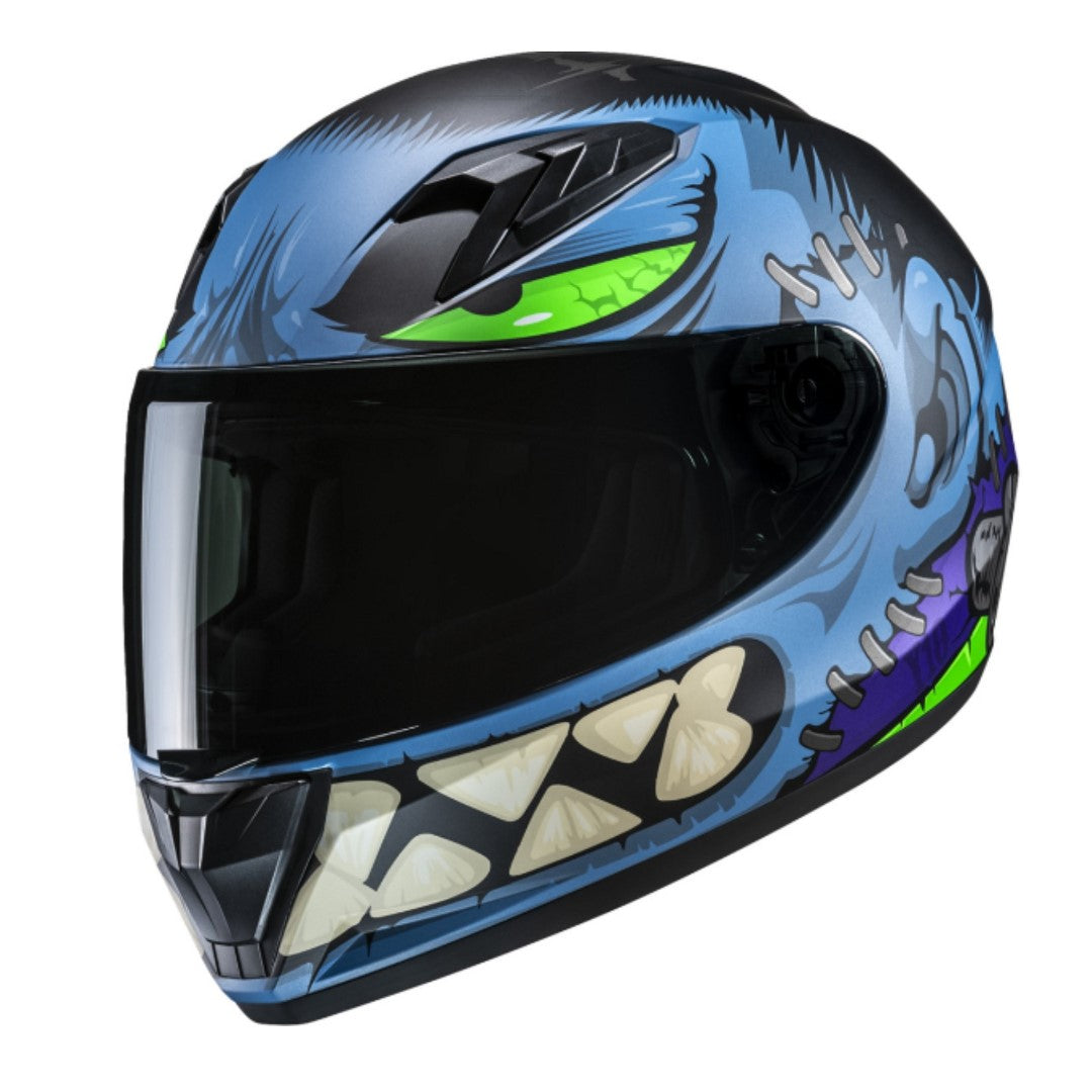 cycle gear hjc helmets HJC Y10 Youth Motorcycle Full-Face Helmet Frank MC2SF – Koup's Cycle Shop