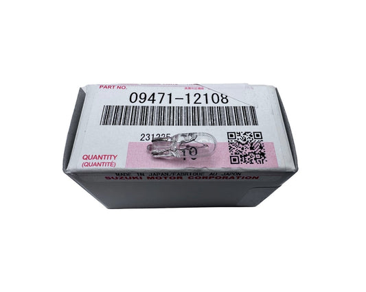 Suzuki OEM Speedo/Indicator Push Style Bulb 12V 1.7 watt T6.5 09471-12108