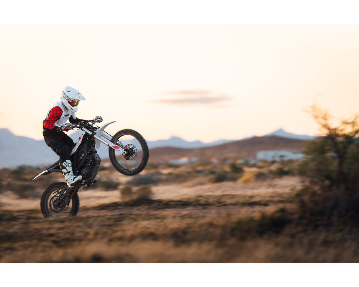 Zero Motorcycles MX Riding Jersey - Long Sleeve XB XE White