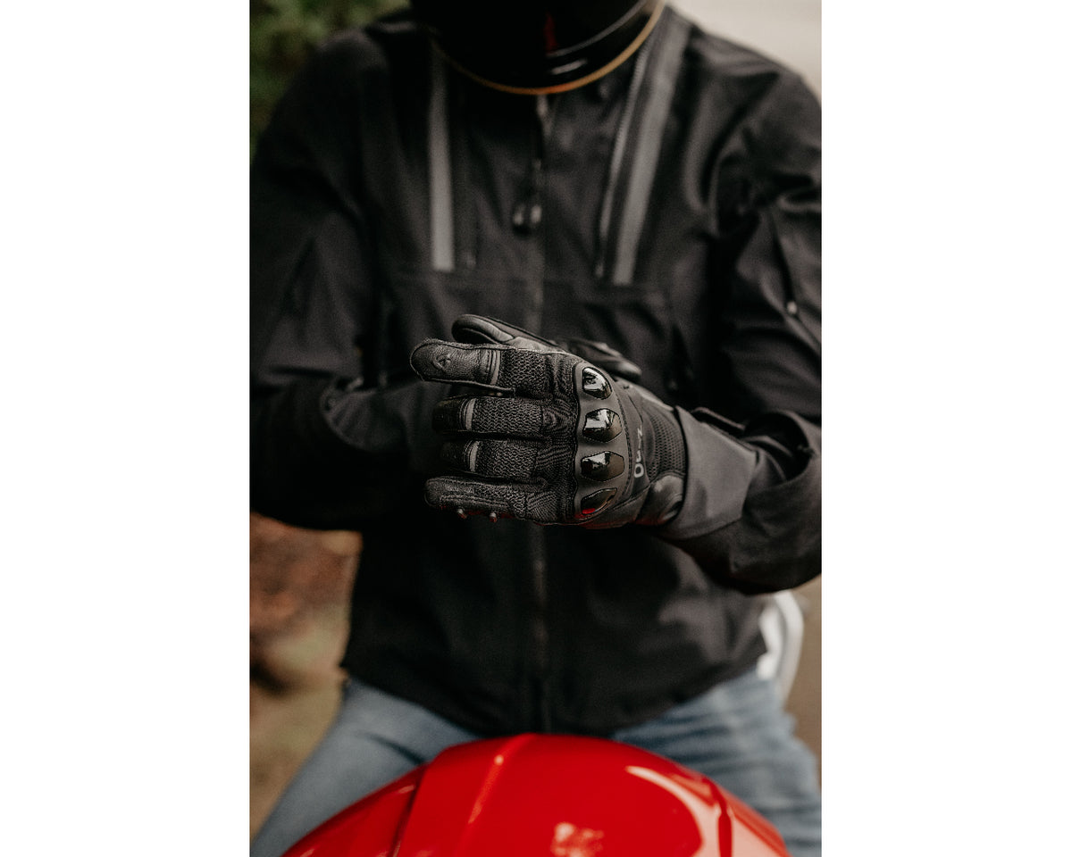 Zero Motorcycles By REV'IT Cartel Street Riding Mesh Gloves Black