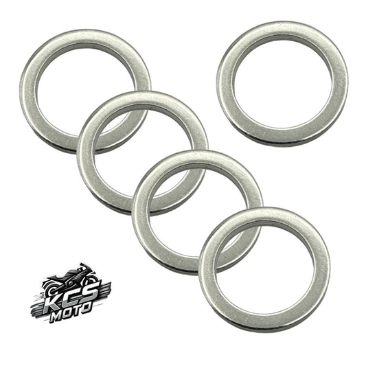 Kawasaki OEM Oil Drain Crush Washer Kit of 5 Mule SX 610 4010 11009-2175-KIT