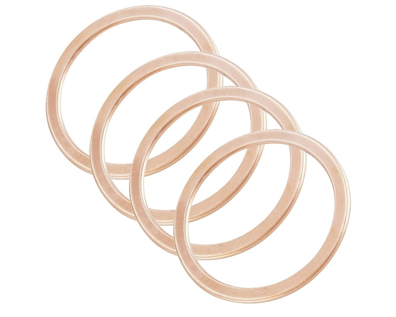 Kawasaki Exhaust Pipe Gasket Kit (Pack of 4) ZX-10R ZX-6R Z H2 2022+ 11061-1387-KIT