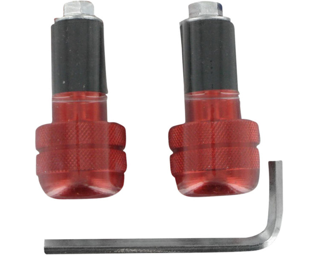 KCS Moto Anti-Vibration Handlebar End 7/8" Bars RED 156006