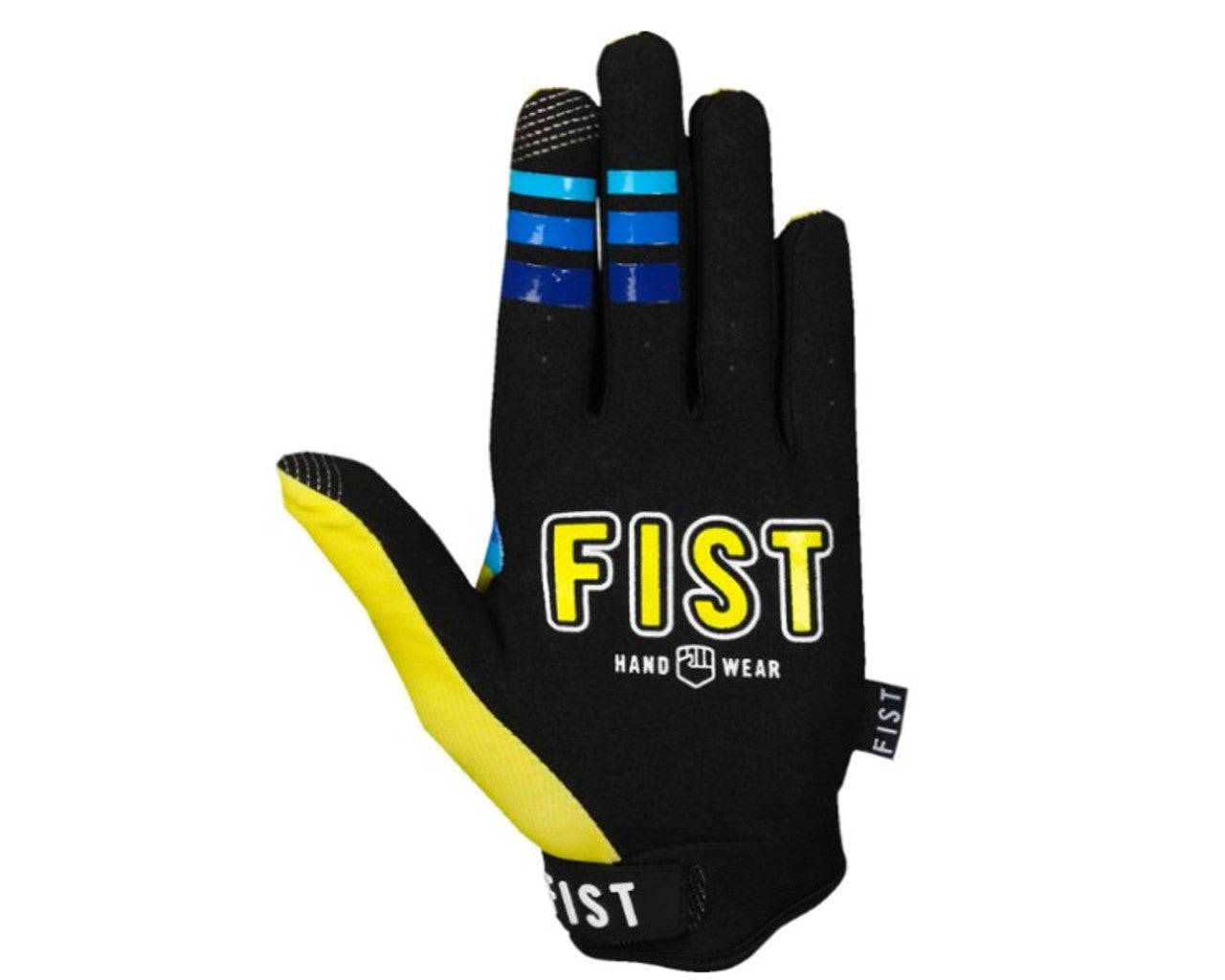 Fist Strapped 90's Motorcycle / ATV Gloves Suzuki Yellow