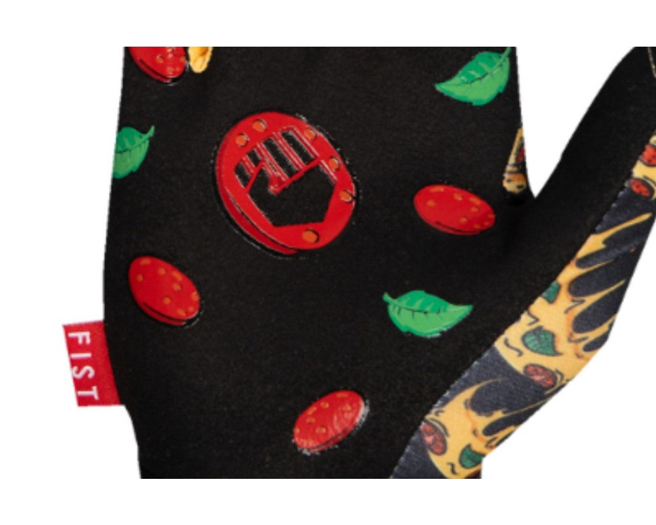 Fist Strapped Slice Of Heaven Motorcycle Gloves Black