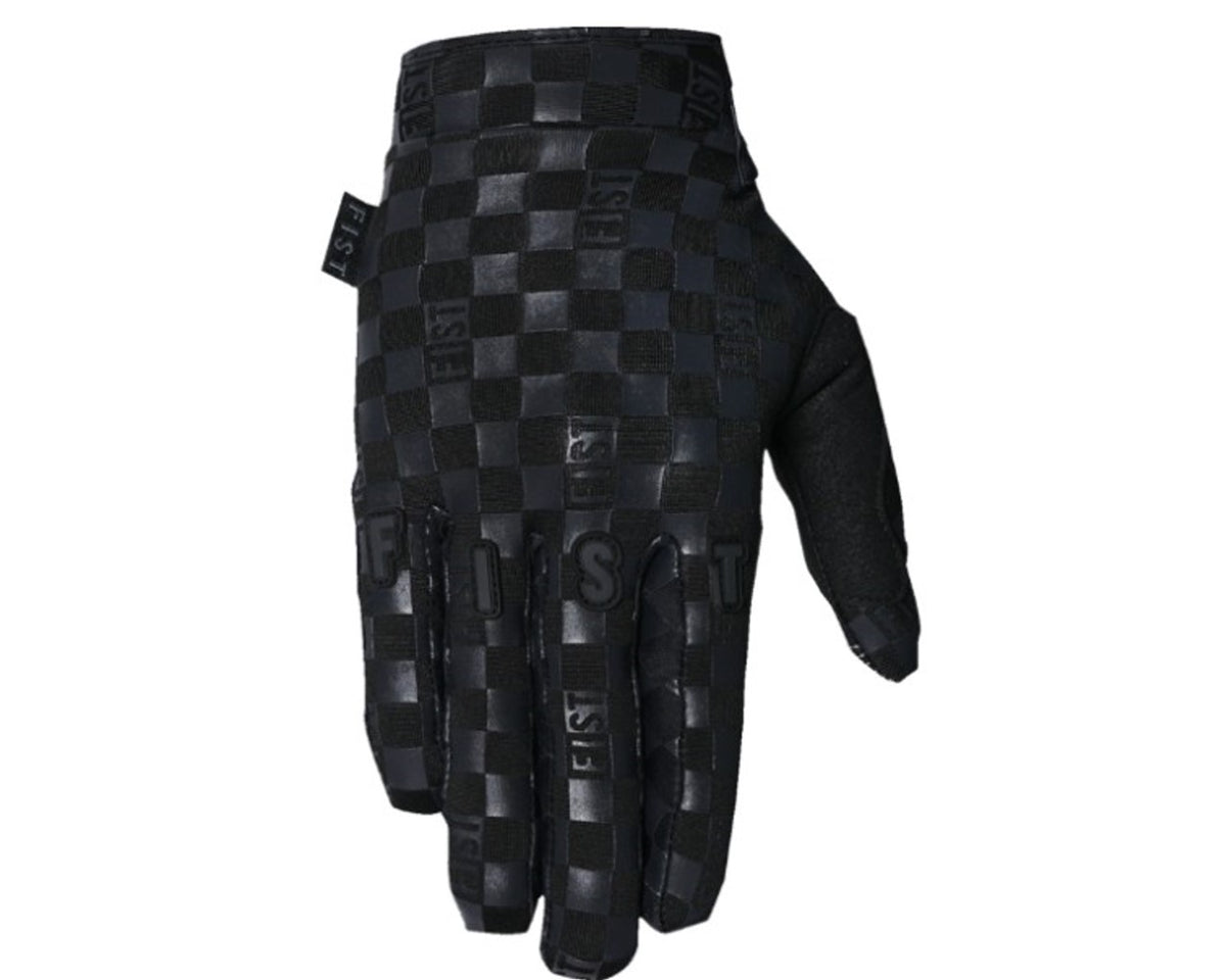 Fist Chequer Frosty Cold Weather Gloves Black