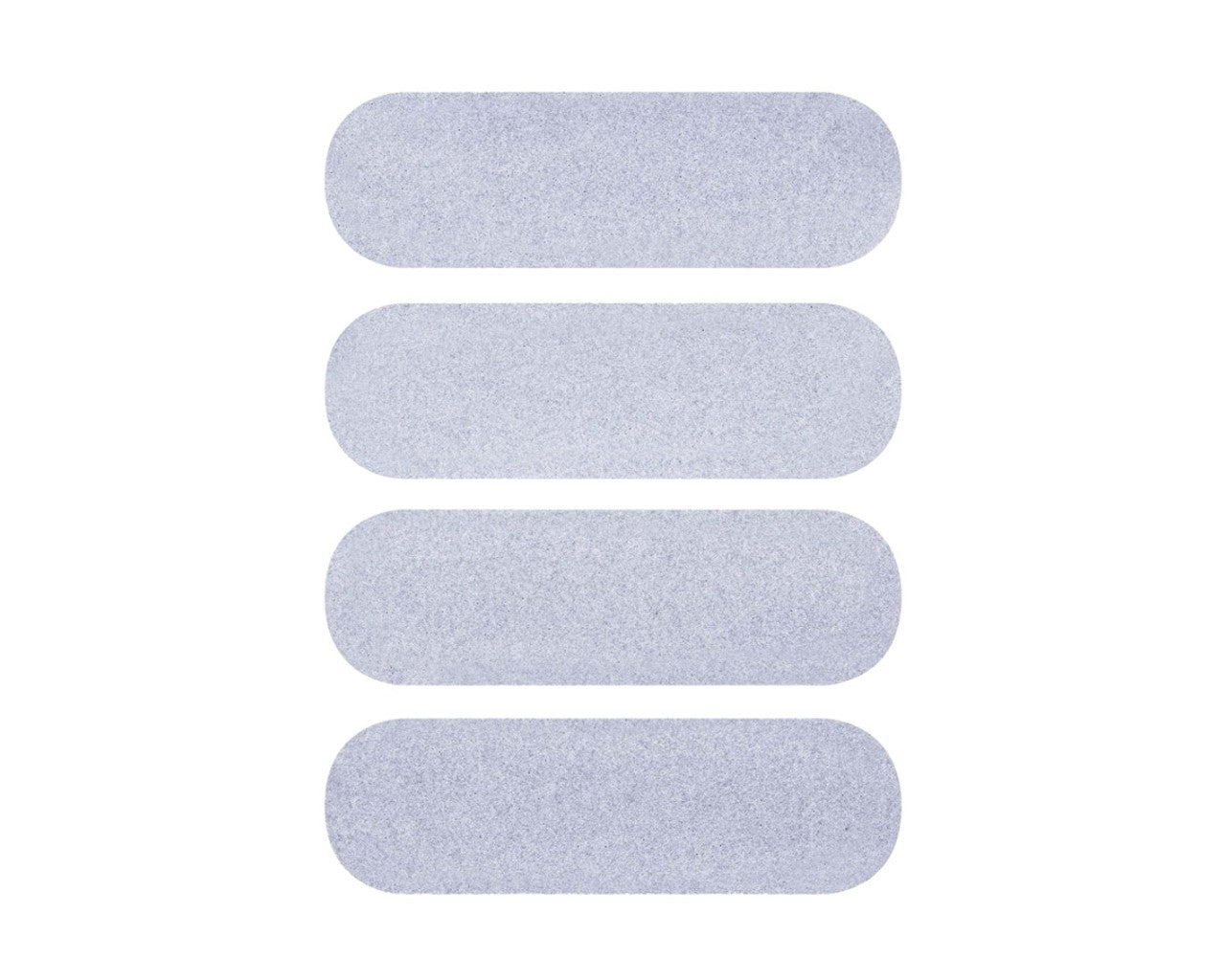 KCS Moto Helmet Reflective Gray Decals 4 stickers 482-94303