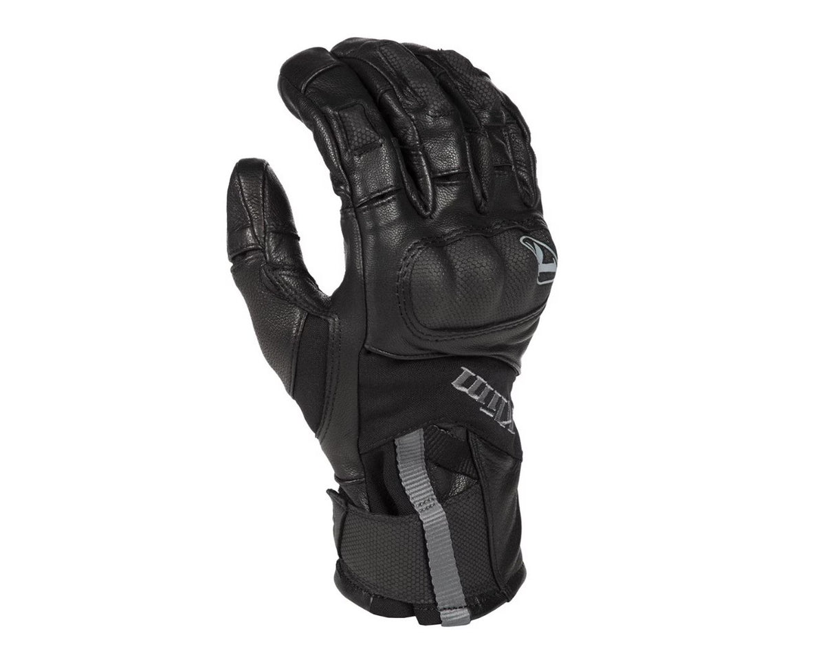 KLIM Adventure GTX Short Motorcycle Glove Black