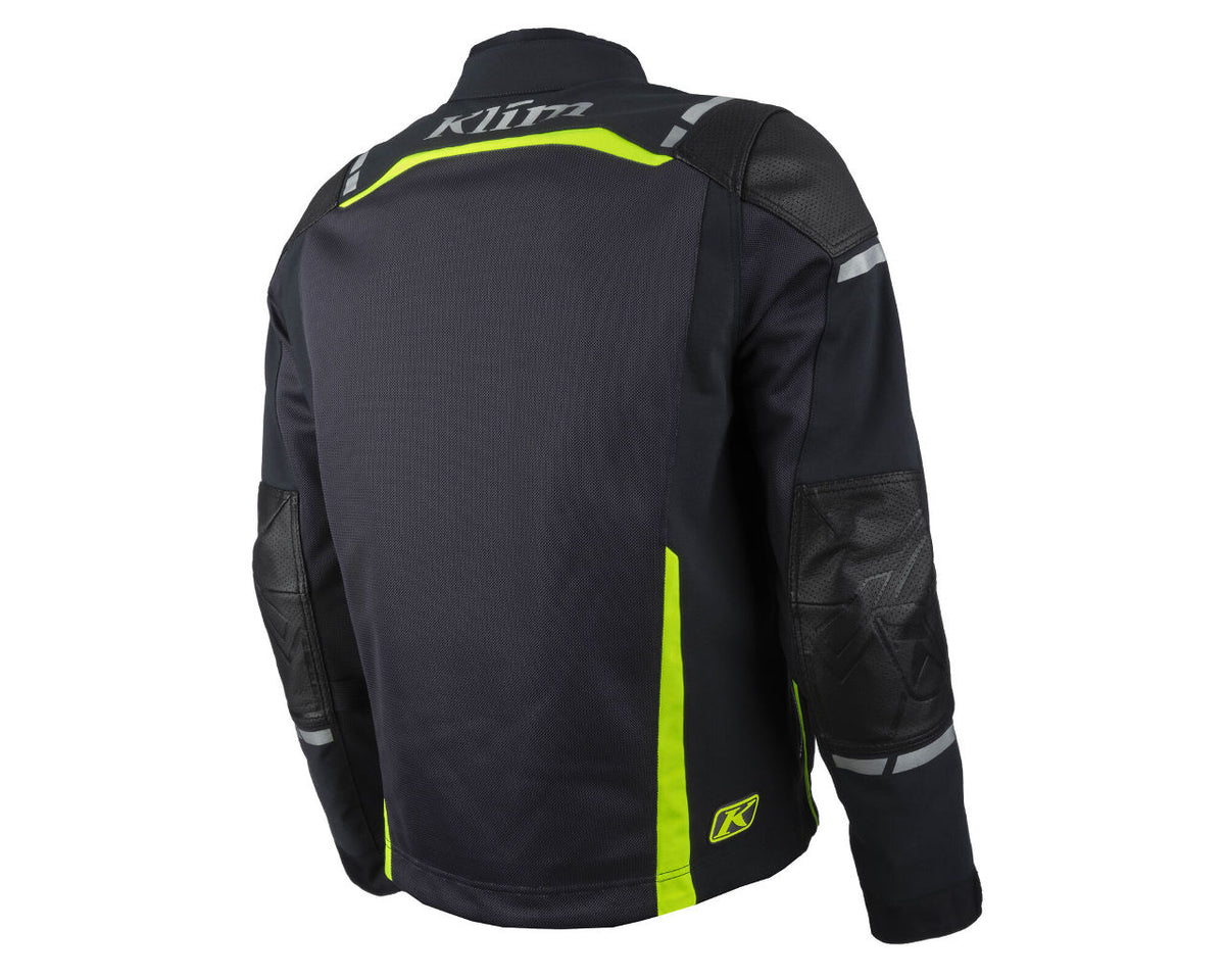 Klim Induction Pro Vented Motorcycle Jacket Hi-Viz Asphalt