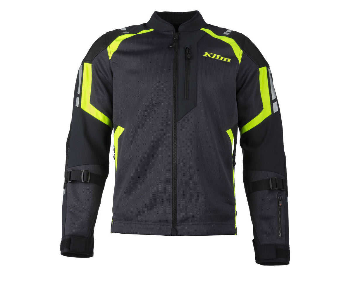 Klim Induction Pro Vented Motorcycle Jacket Hi-Viz Asphalt