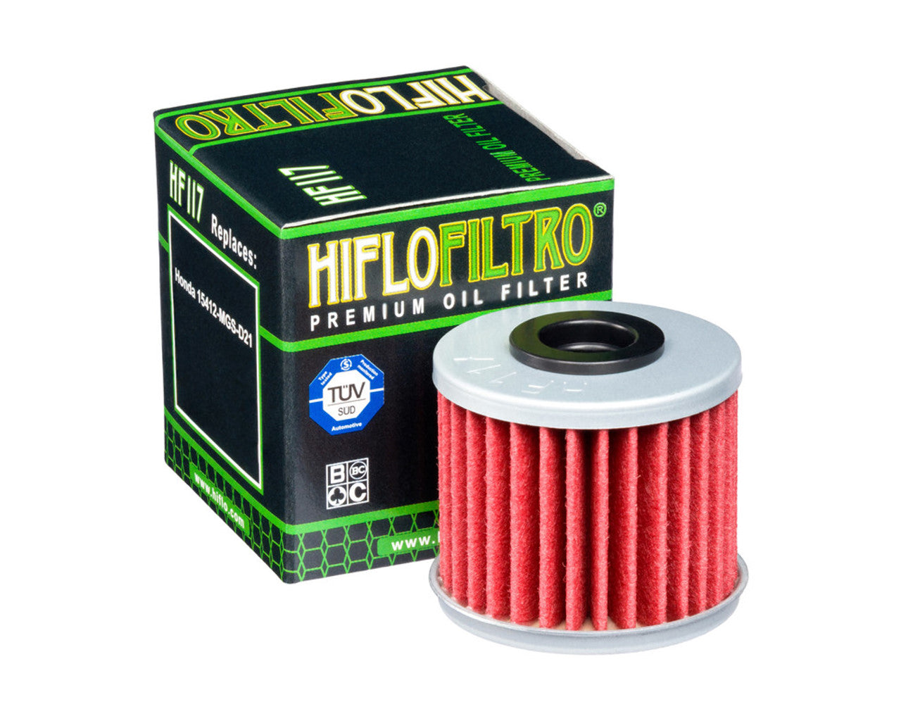 HiFlo Oil Filter HF117 Honda Grom Monkey CRF1000 GL1800 CMX1100 550-0117