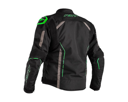 RST S-1 Textile CE Motorcycle Jacket Black/Green