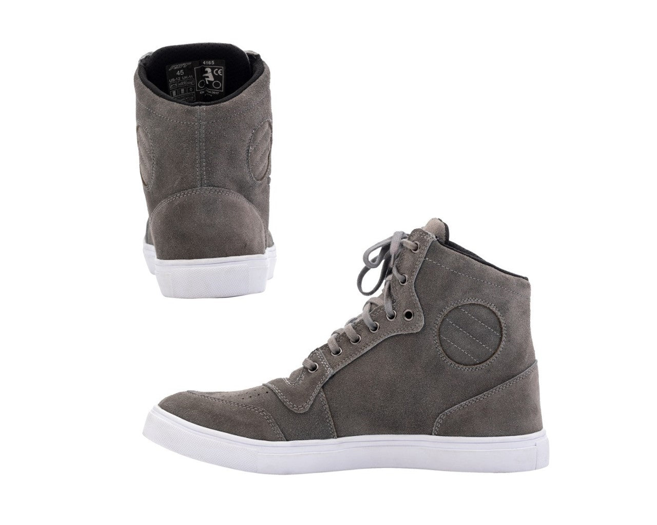 RST Hitop Moto Sneaker CE Riding Boot Grey Size 10 556-3052143