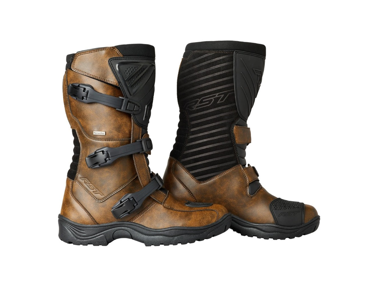 RST Pro Series Ambush CE Mens Waterproof Adventure Motorcycle Boots Brown