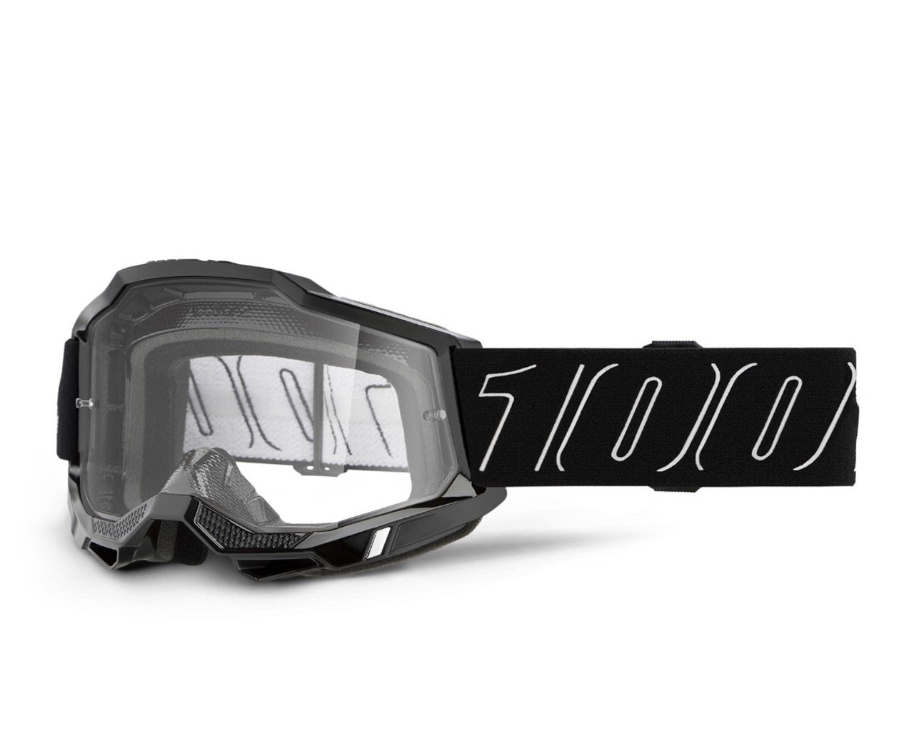 100% Goggles ACCURI2 BLACKLINE CLEAR LEN Goggle 5641-2081-00