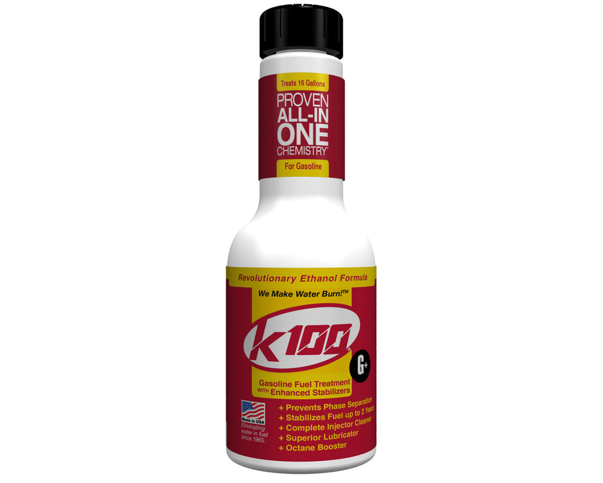 K100 Gas Treatment W/Revitalizer Stabilizer/Octane Booster 8oz SKU:100