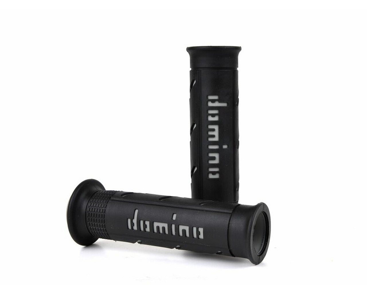 Domino Racing XM2 Black/Gray Motorcycle Grips 7/8" 58-2304