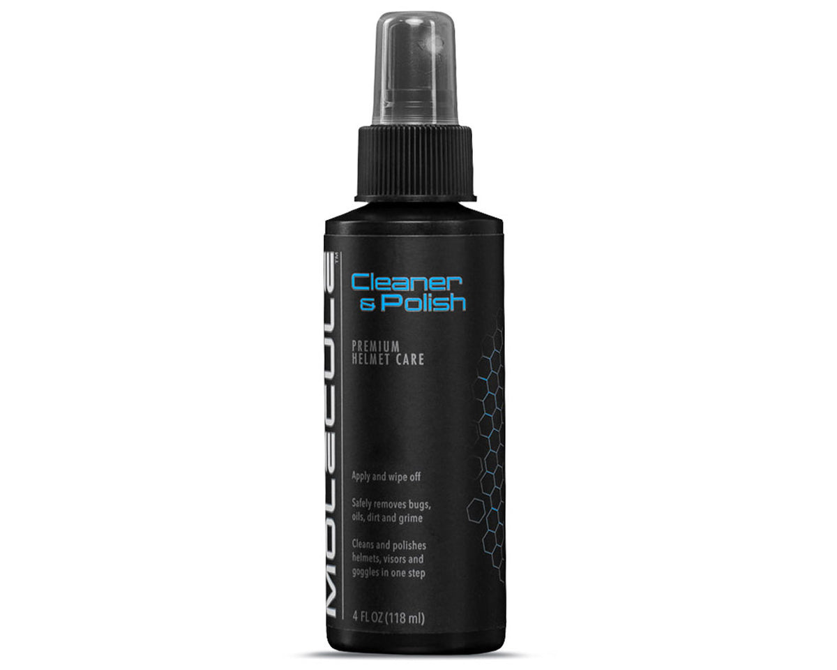 MOLECULE Helmet Cleaner, Polish and Visor Cleaner 4 oz Sprayer 6300-0404-01