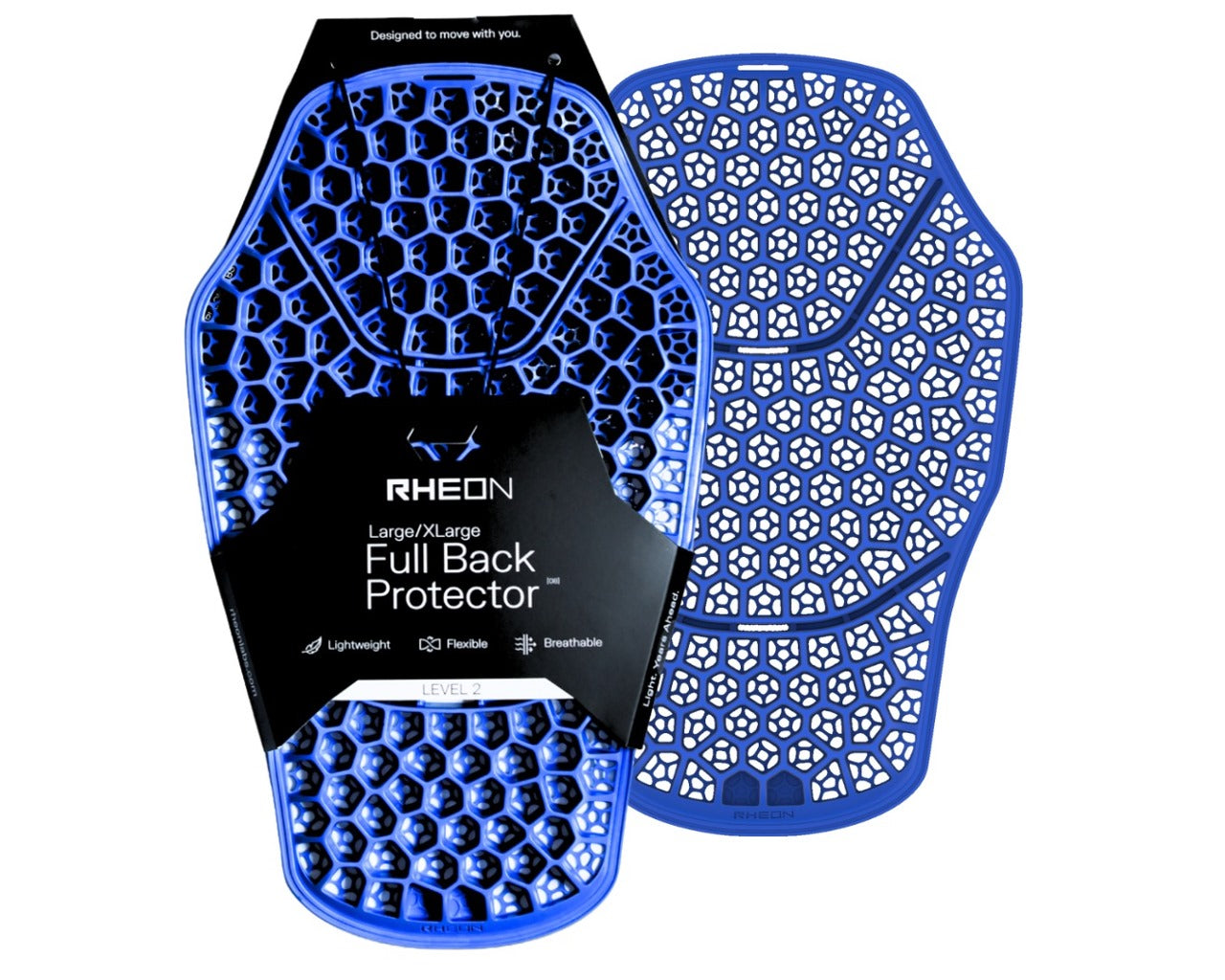 Rheon Back Protector Armor Level 2 Large/X-Large FIN-1025