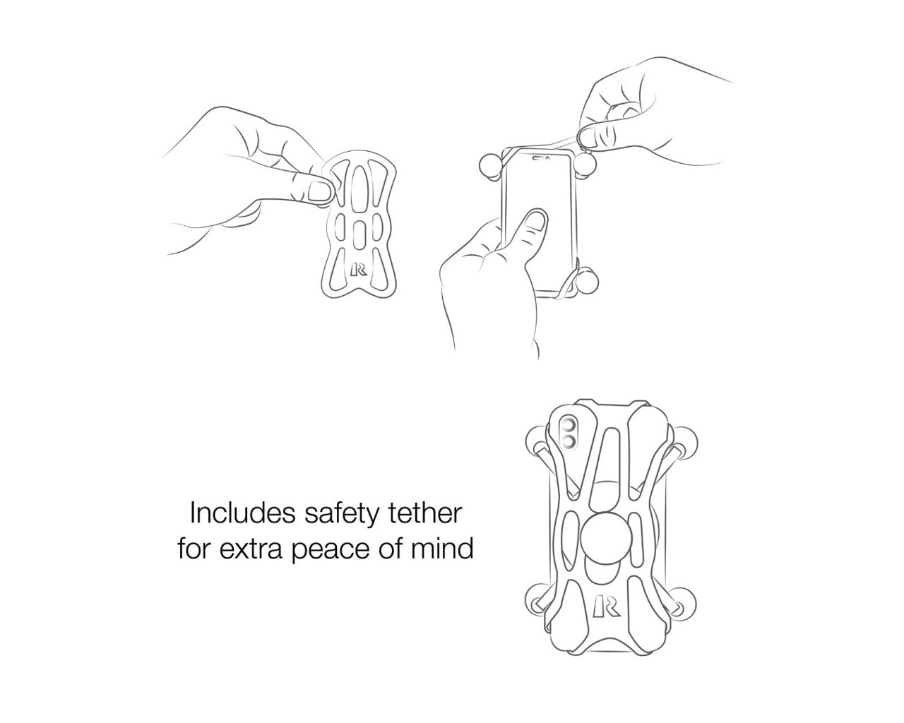 RAM X-Grip Large Phone Mount with Brake/Clutch Reservoir Mount RAM-B-174-UN10