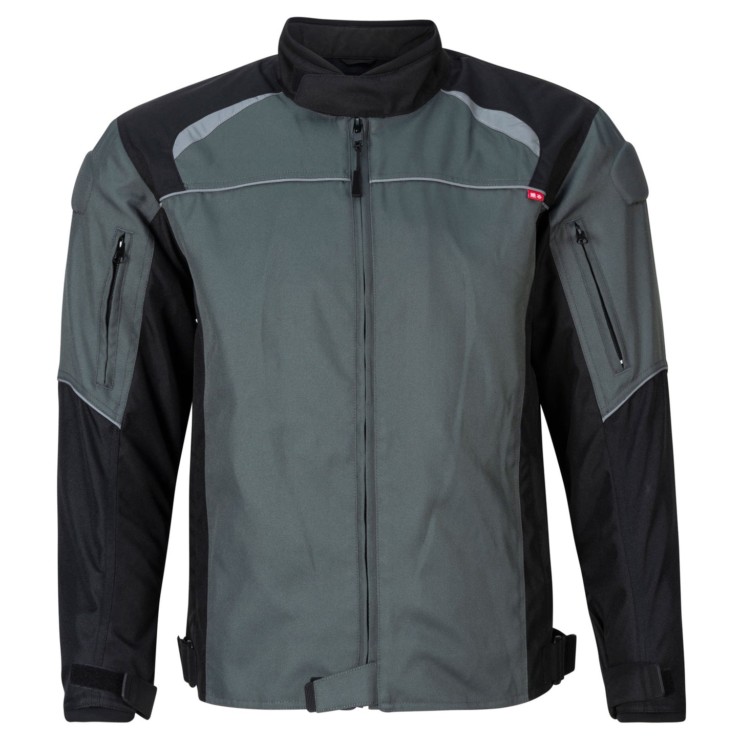 Noru Taifu Riding Jacket with Removable Waterproof Liner Gray/Black