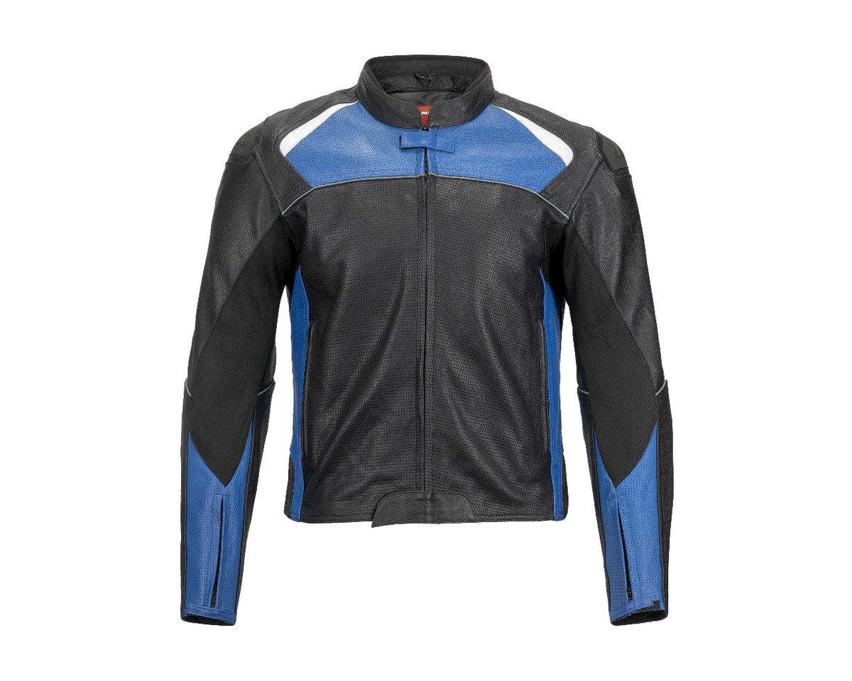 Noru Maruchi Leather Jacket Black/Blue