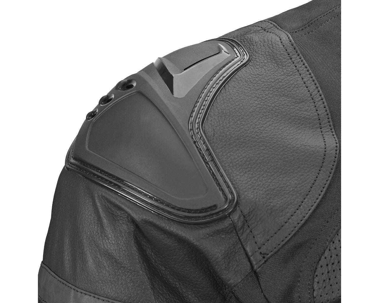 Noru Kaneda Leather Motorcycle Riding Jacket Black