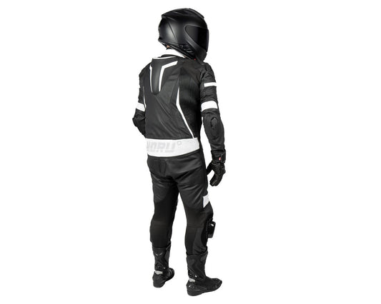 Noru Twenty-Eight 1 Piece Full Race Track Suit Black/White