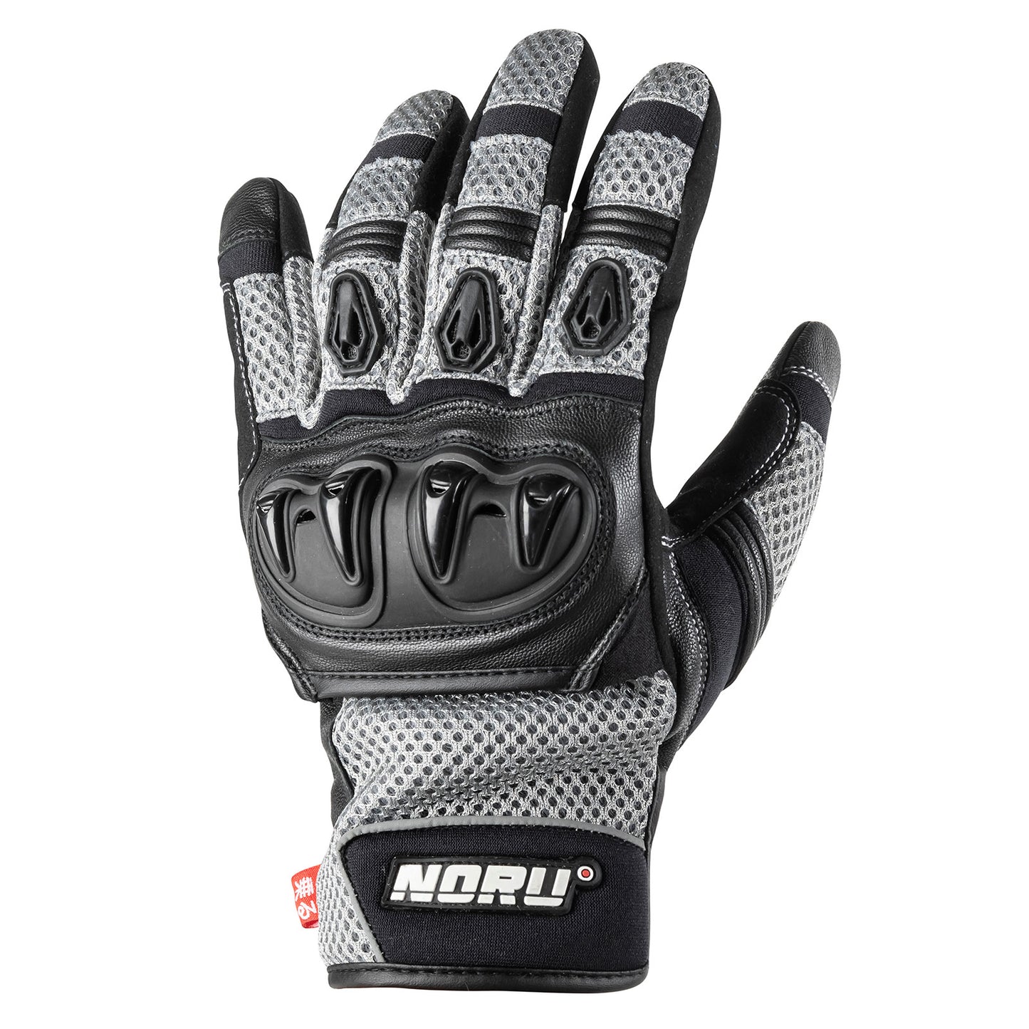 Noru Kiryu Mesh Summer Glove Grey/Black