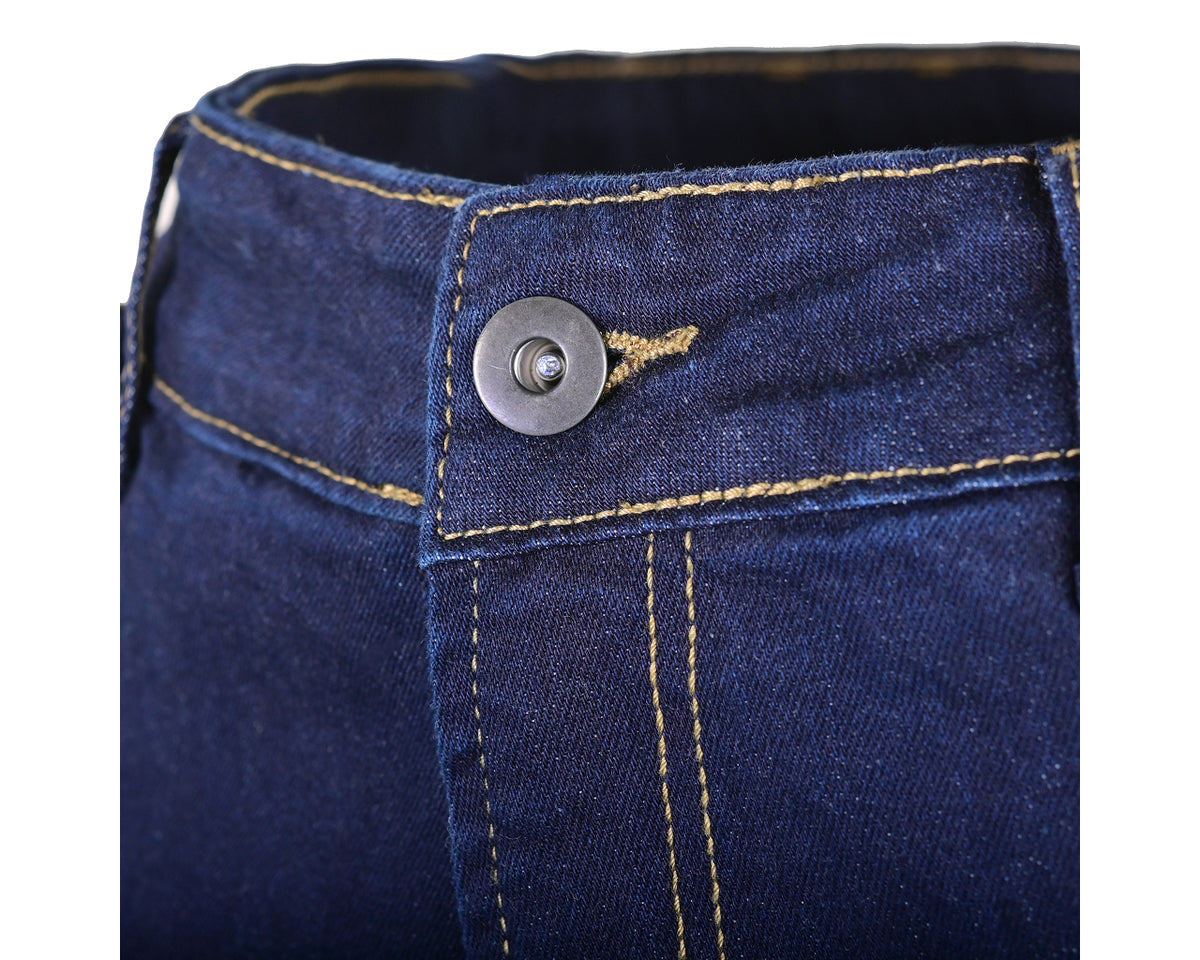 Noru Delta Denim Blue Jeans Motorcycle Armor Blue
