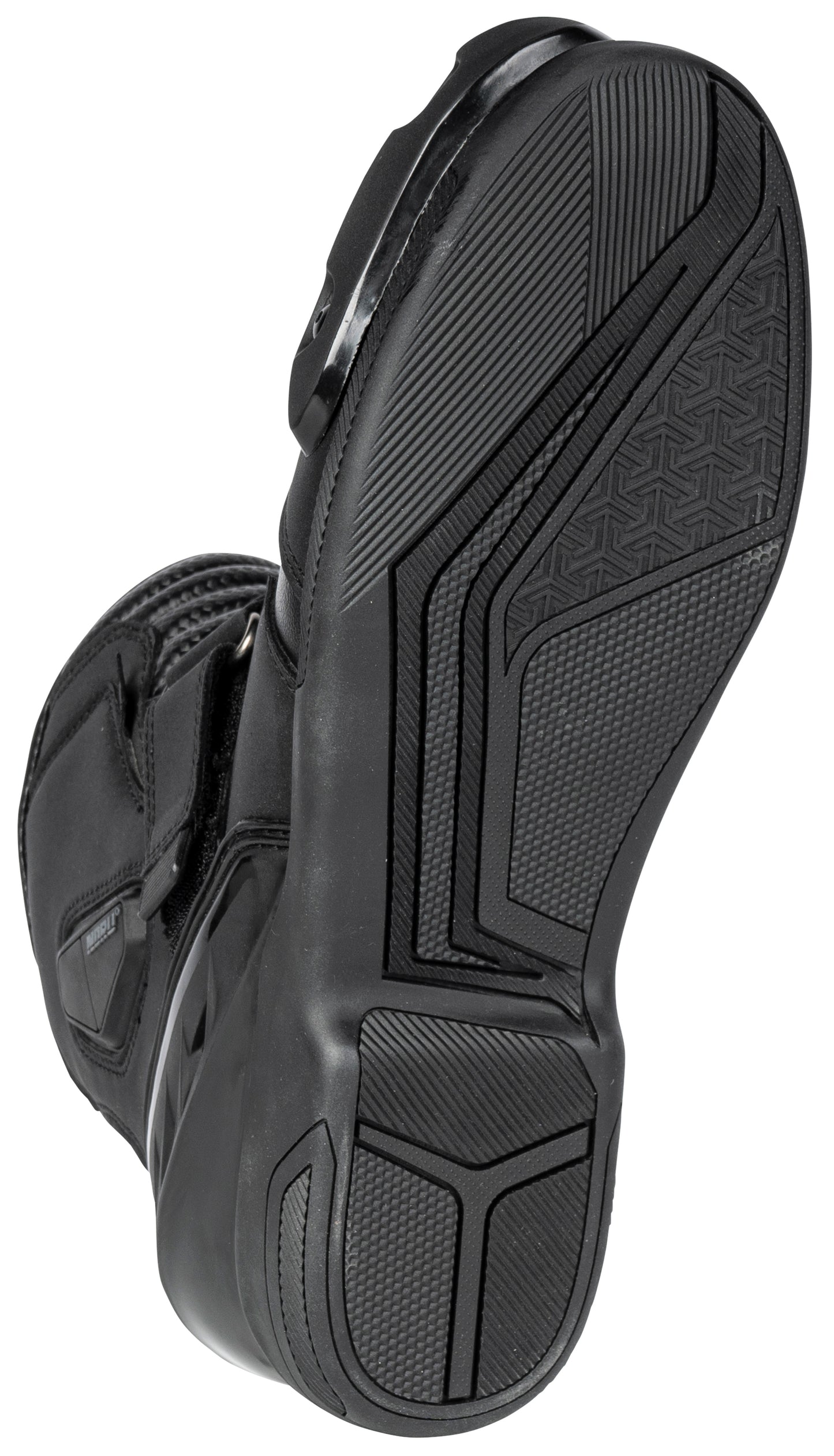 Noru IZU Leather Motorcycle Riding Boot Black