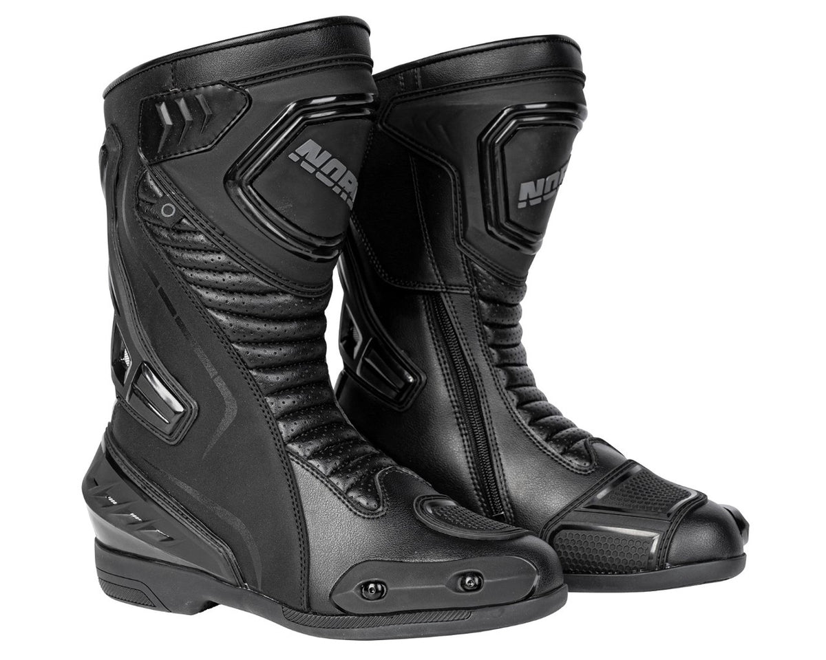 Noru Hakone Street / Track Motorcycle Boots Black