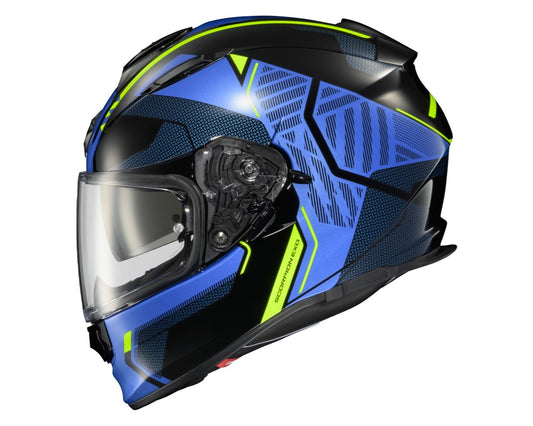 Scorpoin EXO Ryzer Full Face Helmet Switch Blue