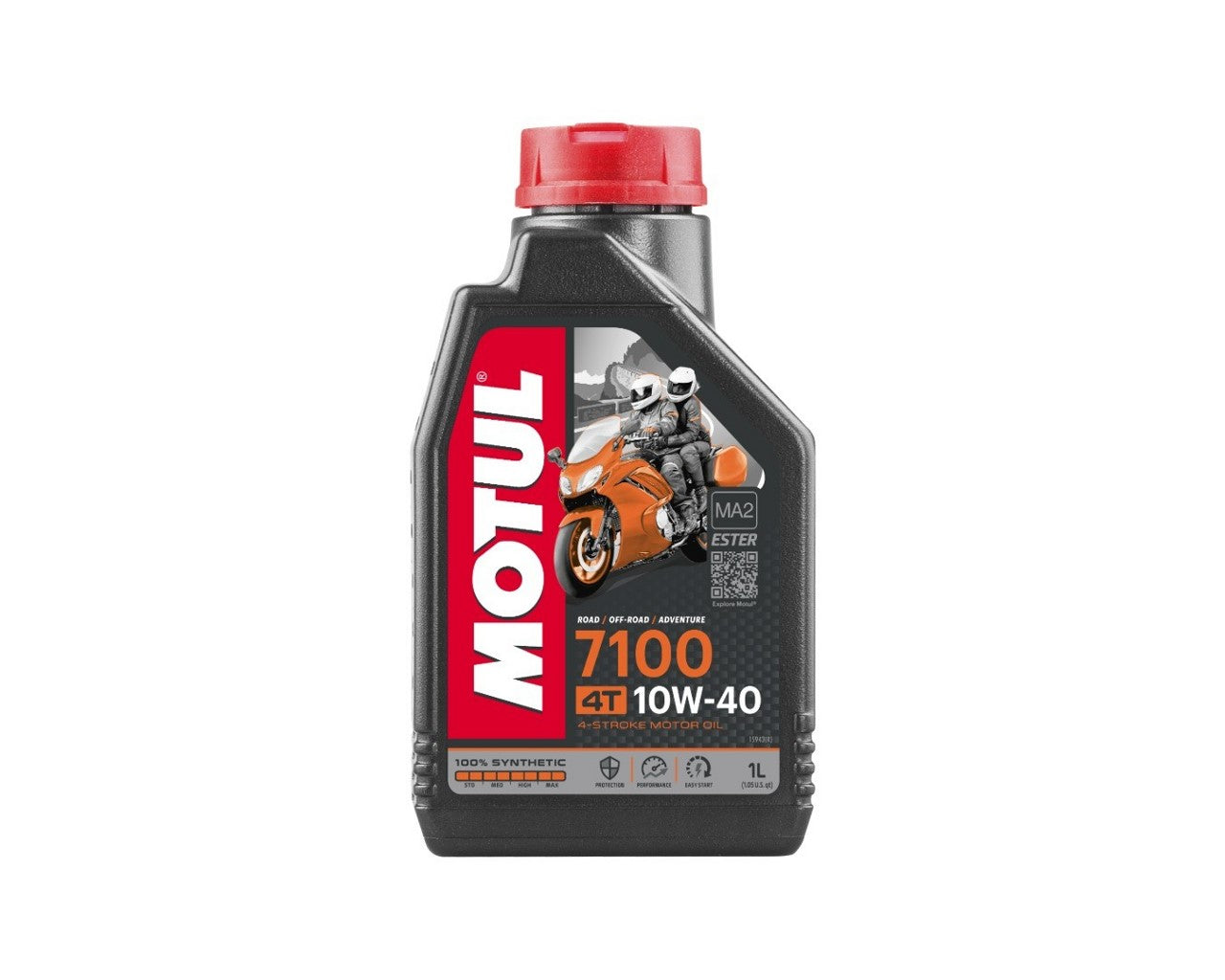 Motul 7100 10w40 Synthetic Motorcycle Oil 1 Liter 104091