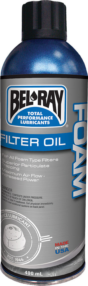 Bel-Ray Foam Air Filter Waterproof Spray 400ML 13.5 OZ 99200-A400W