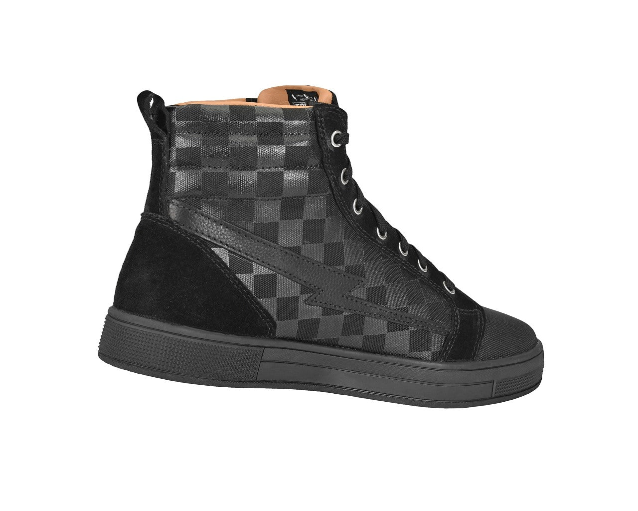 Cortech Slayer Canvas Riding Shoe Checkered Black