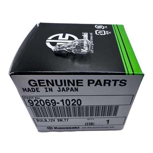 Kawasaki OEM Part Indicator BULB,12V3W 92069-1020 Push Style