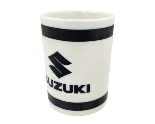 Suzuki Yunomi Black Suzuki Logo 8oz Porcelain Mug 99000-79NM0-341