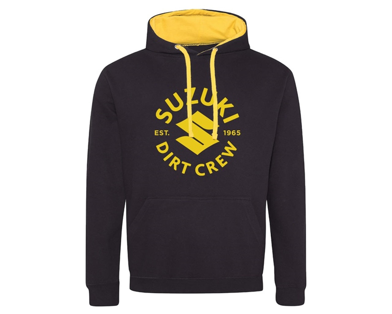 Suzuki Dirt Crew Contrast Pullover Hoodie Black