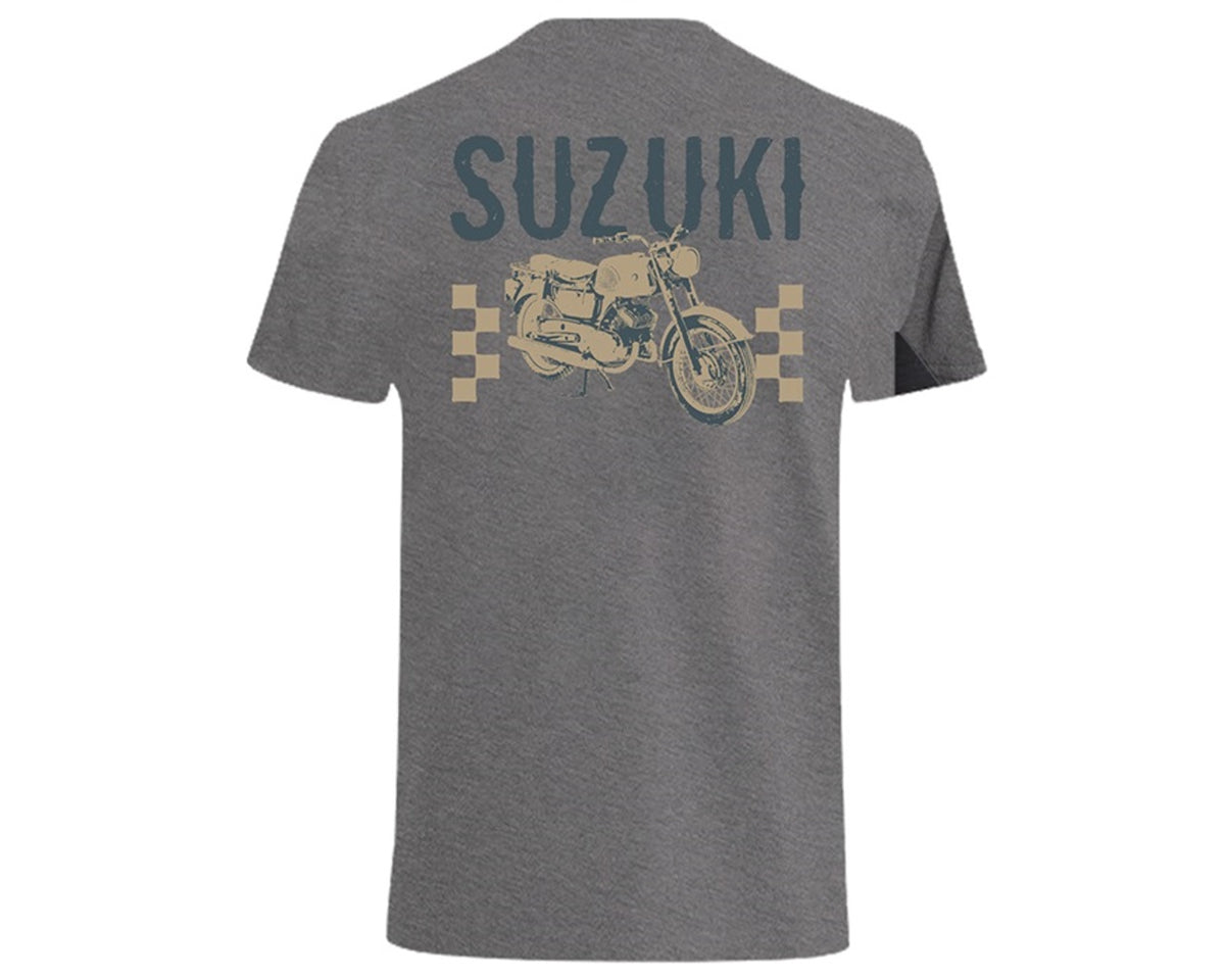 Suzuki Vintage Street T-Shirt Grey