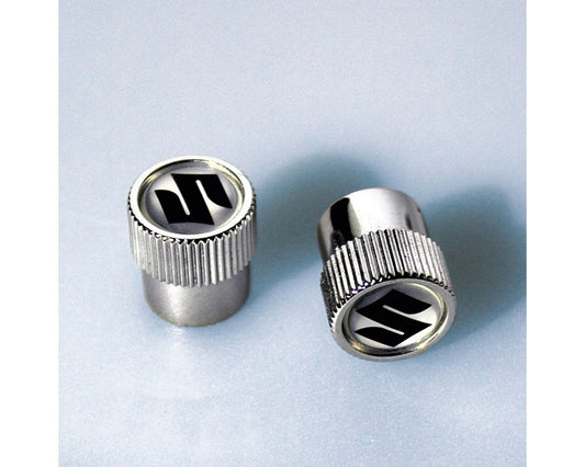 Suzuki Logo "S" Valve Stem Cap Silver 990A0-19069-SIL