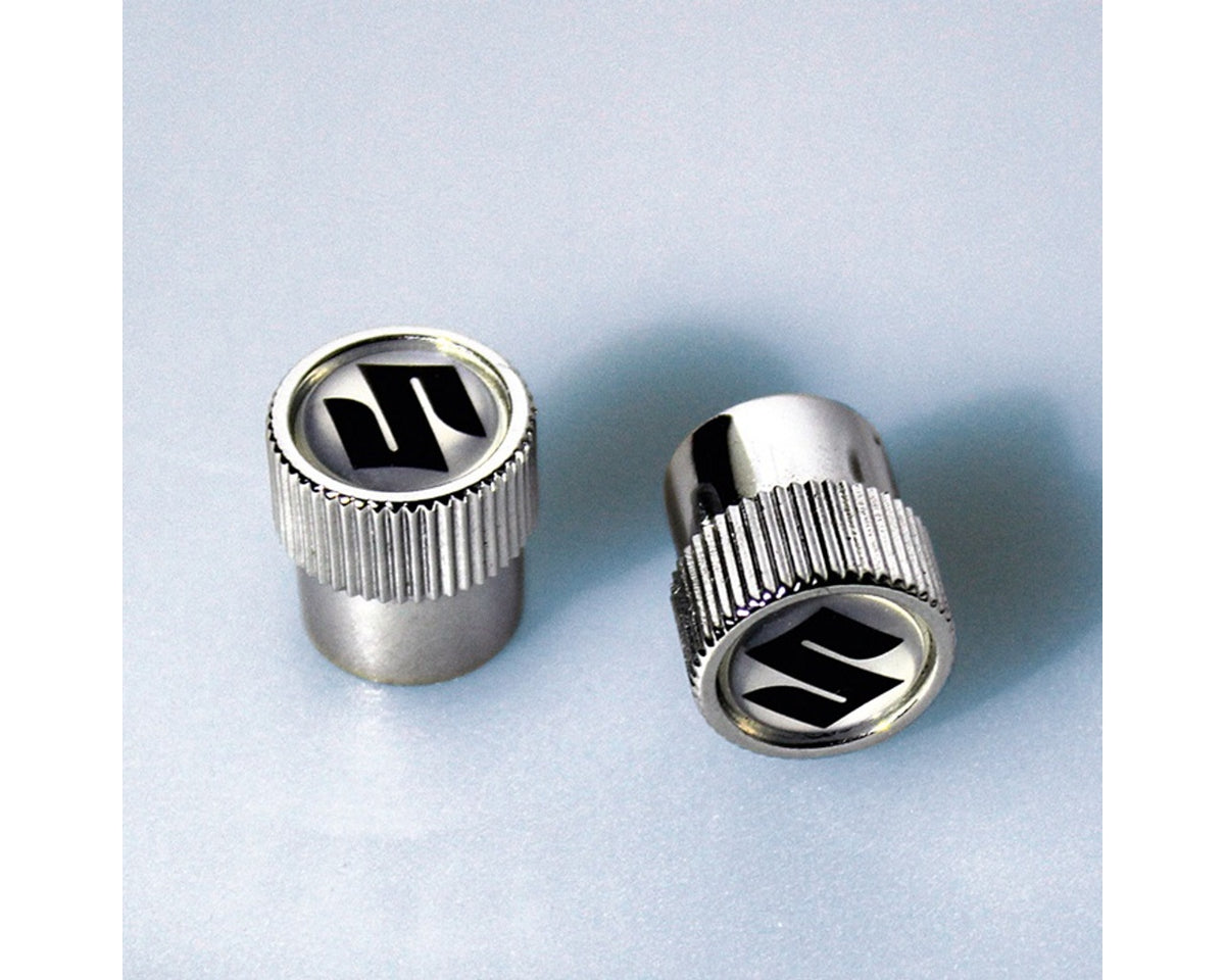 Suzuki Logo "S" Valve Stem Cap Silver 990A0-19069-SIL