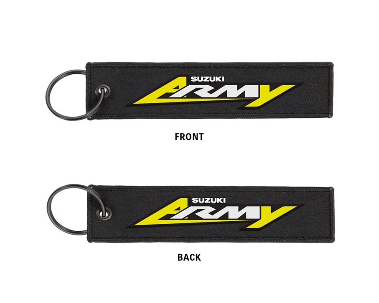 Suzuki RM Army MX Woven Key Chain 4" 990A0-19089-020