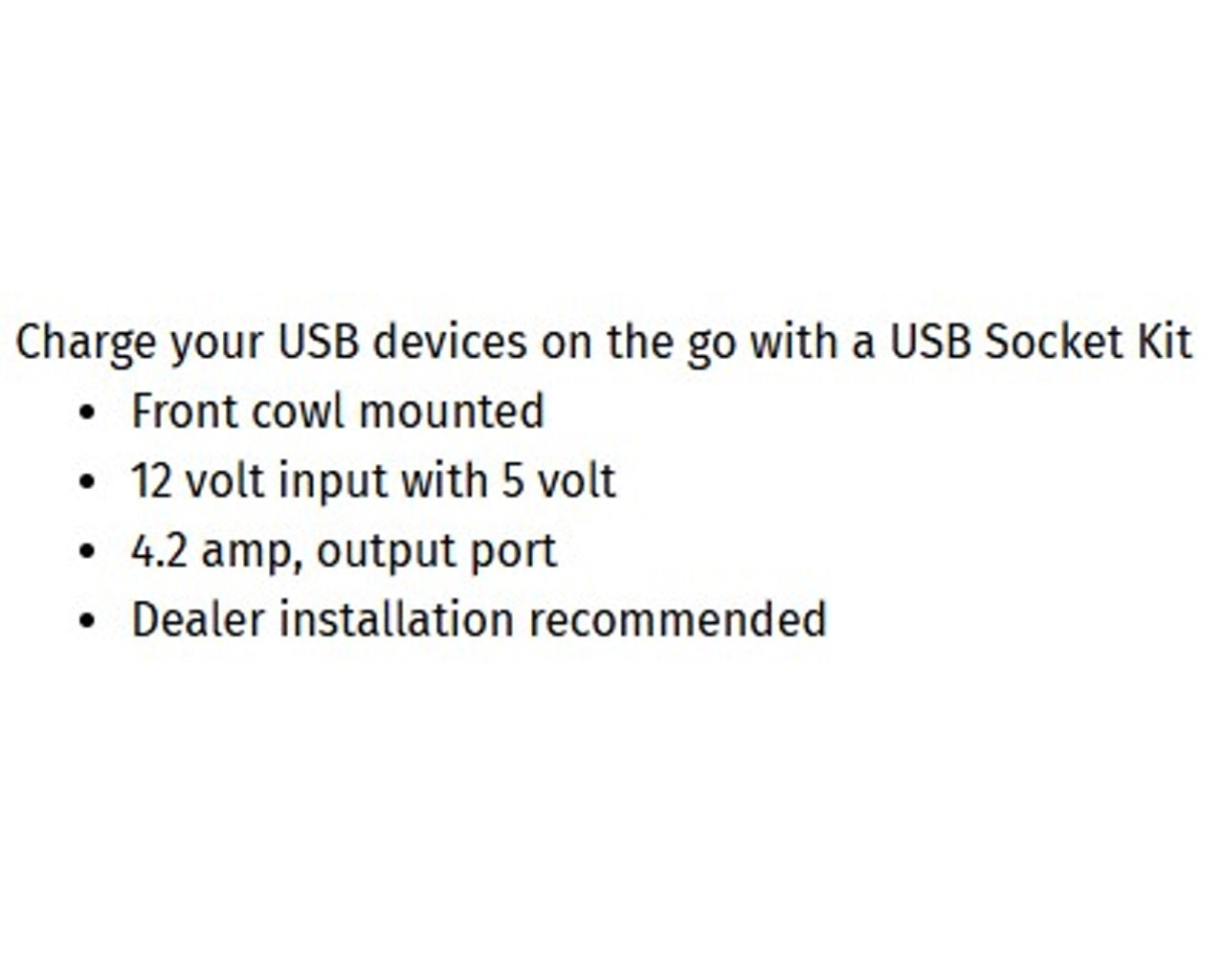 Kawasaki USB Socket Kit Z900 Z900RS 2025+ 99994-2149